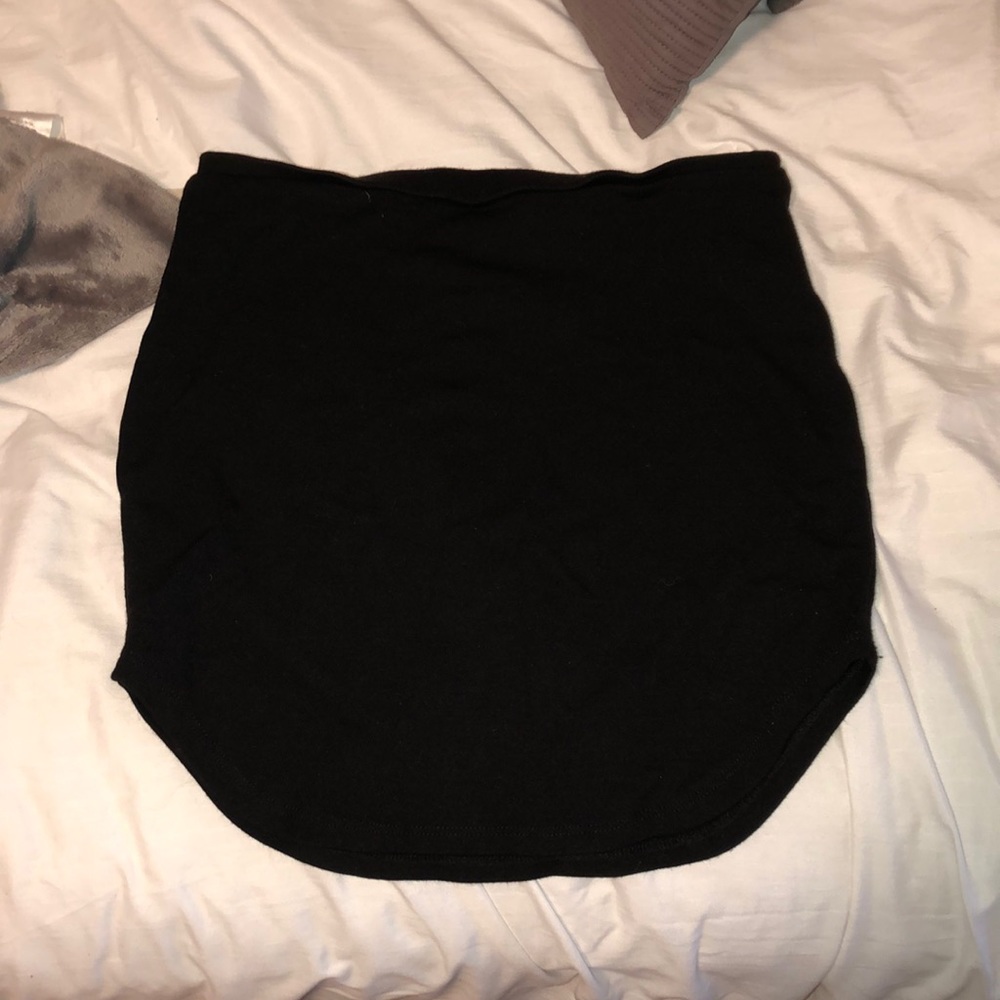Black pencil skirt